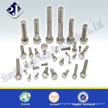 Producto principal tornillo hexagonal zinc acabado Grado 10.9 tornillo hexagonal de alta resistencia Profesional maufacturer de perno hexagonal